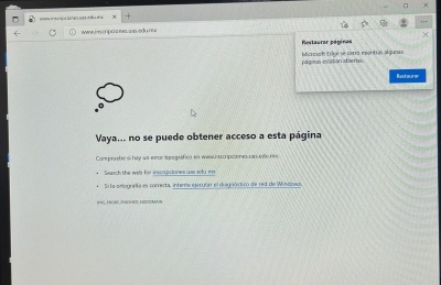 Sobresaturado el proceso de preinscripciones en l&iacute;nea en la UAS