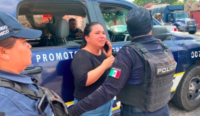La periodista independiente, Estrella Pedroza fue agredida por Polic&iacute;as Estatales de la Fiscal&iacute;a Anticorrupci&oacute;n, en Morelos