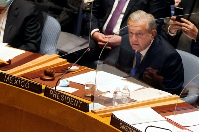AMLO propone en la ONU fondo de 1 bill&oacute;n de d&oacute;lares para los pobres del mundo