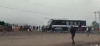Les pasan por encima a normalistas con cami&oacute;n policial en Michoac&aacute;n