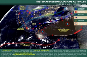 El Frente Fr&iacute;o No. 52 se ingresa por la tarde en el Norte del pa&iacute;s