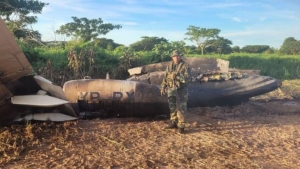 Avi&oacute;n mexicano es derribado por el Ej&eacute;rcito de Venezuela, aseguran que era del narco