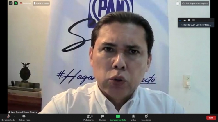 Se contagia de coronavirus Juan Carlos Estrada, l&iacute;der estatal del PAN