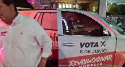 &iexcl;Se salva! candidato del PRI a la alcald&iacute;a de Michoac&aacute;n tras ataque de grupo armado