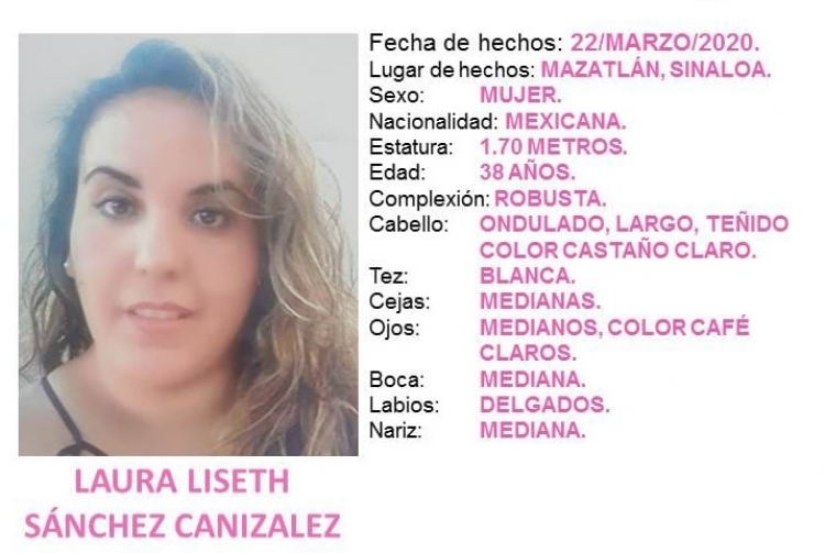 La FGE solicita la colaboraci&oacute;n ciudadana para localizar a LAURA LIZETH