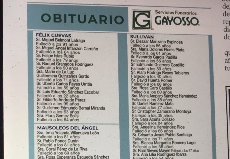 Trending en redes, al tope las funerarias Gayosso de CDMX