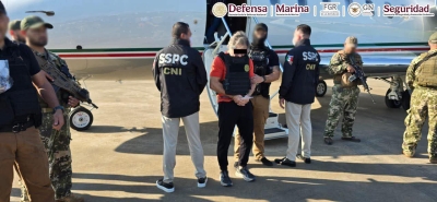 Hern&aacute;n Berm&uacute;dez Requena, l&iacute;der de 'La Barredora' fue entregado a M&eacute;xico