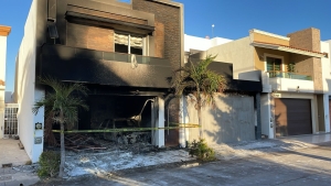 Gatilleros incendian casa en el Fraccionamiento Portalegre, al Norponiente de Culiac&aacute;n