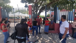 La muerte de su suegra por Covid, hizo que Esmeralda acudiera hoy a ponerse la vacuna