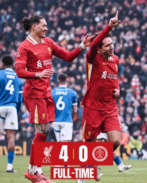 El Liverpool avanz&oacute; a la cuarta ronda de Copa FA con una victoria sobre el Accrington Stanley