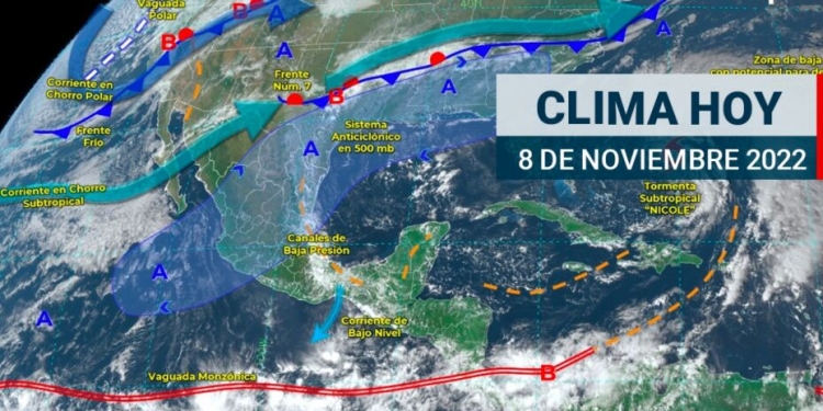 Lluvias puntuales muy fuertes en Veracruz y Chiapas