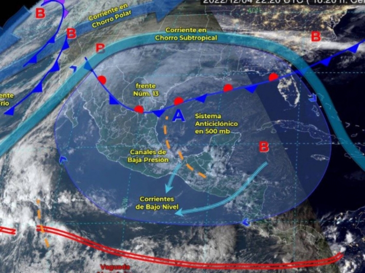 Se pronostican lluvias puntuales fuertes adem&aacute;s de rachas fuertes de viento en el Norte del pa&iacute;s
