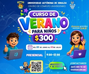 El Centro de C&oacute;mputo Universitario abre inscripciones para su curso de verano infantil