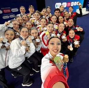 Selecci&oacute;n Mexicana de Nataci&oacute;n Art&iacute;stica gana bronce en la S&uacute;per Final de Copa del Mundo en Toronto