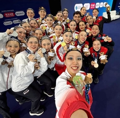 Selecci&oacute;n Mexicana de Nataci&oacute;n Art&iacute;stica gana bronce en la S&uacute;per Final de Copa del Mundo en Toronto