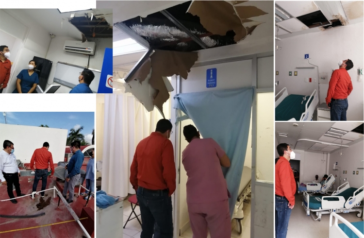 Da&ntilde;ada el 40 por ciento de la infraestructura hospitalaria del estado: Salud