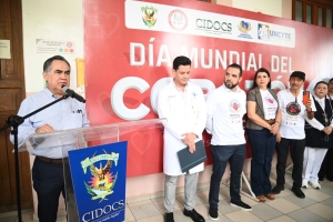 Encabeza el Rector Jes&uacute;s Madue&ntilde;a la Jornada M&eacute;dica de Cardiolog&iacute;a en el CIDOCS