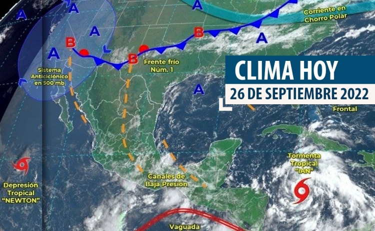 Se esperan lluvias aisladas en Baja California Sur, Sinaloa, Durango y Aguascalientes: SMN