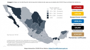 En M&eacute;xico hasta el d&iacute;a de hoy se han confirmado 1,479,835 casos totales por COVID-19