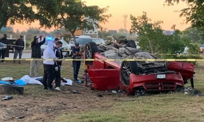 Tr&aacute;gica volcadura en Mazatl&aacute;n deja saldo de dos muertos y dos heridos