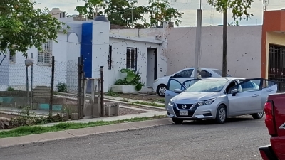 Por una bala perdida una mujer result&oacute; herida durante un ataque a balazos a un domicilio en el fraccionamiento Nakayama