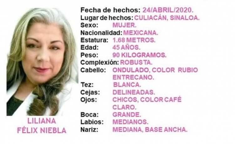 Liliana F&eacute;lix Niebla, de 45 a&ntilde;os