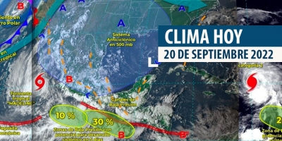 Se esperan lluvias muy fuertes con puntuales intensas en Sonora, Sinaloa, Nayarit, Jalisco, Guerrero, Oaxaca, Chiapas y Veracruz: SMN