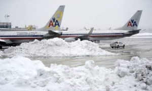 Por tormenta invernal m&aacute;s de 14 mil 400 vuelos cancelados o retrasados en EEUU
