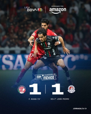 San Luis rompe racha ganadora de Toluca en casa