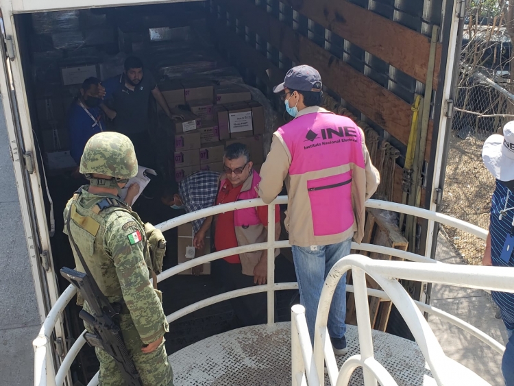 Llegan a Sinaloa las boletas de la elecci&oacute;n del 6 de junio