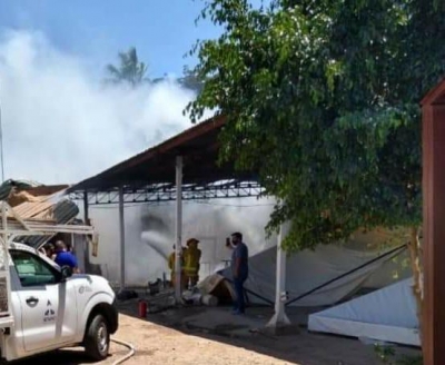 Una fuerte explosi&oacute;n en la calle Independencia caus&oacute; la movilizaci&oacute;n del Heroico Cuerpo de bomberos