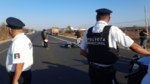 Motociclista muere embestido por g&oacute;ndola, en Culiacancito