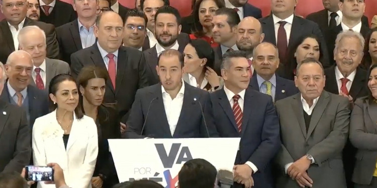 Va por M&eacute;xico: PRI definir&aacute; candidaturas en Edomex y Coahuila; PAN, la presidencial y jefatura de gobierno en CDMX
