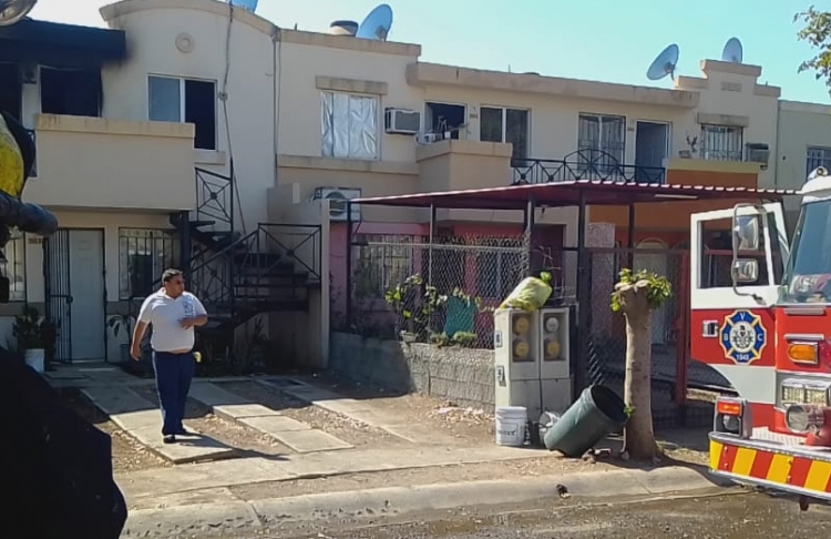 Cerca de morir quemados, una familia del sector La Conquista
