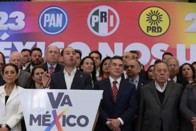 Marko Cort&eacute;s informa que 'Va por M&eacute;xico' votar&aacute; en bloque para la elecci&oacute;n de consejeros del INE