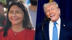 Trump amenaza a Delcy Rodr&iacute;guez, actual Presidenta de Venezuela: "Si no act&uacute;a bien, le ir&aacute; peor que a Maduro"