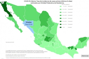 M&eacute;xico report&oacute; uno 1,446 nuevos casos de contagios de Covid-19