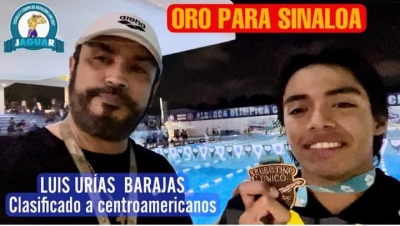 Sinaloense Urias Barajas se ba&ntilde;o de oro y logr&oacute; el boleto a los Centroamericanos de Guatemala