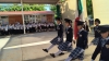 Felices pap&aacute;s y ni&ntilde;os en el inicio del ciclo escolar