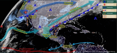 &iexcl;Abr&iacute;guese! Cuarta Tormenta Invernal generar&aacute; descenso de temperaturas en el noroeste de M&eacute;xico