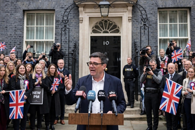 Andy Burnham asume como primer ministro del Reino Unido