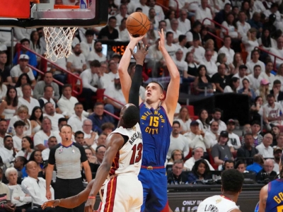 Nuggets recupera ventaja sobre Heat con un hist&oacute;rico Jokic y gana el juego 3 de las Finales