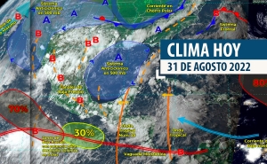 Pron&oacute;stico del clima para Culiac&aacute;n: cielos cubiertos con lluvias moderadas esta ma&ntilde;ana; en la tarde, cielos nubosos con lluvias d&eacute;biles