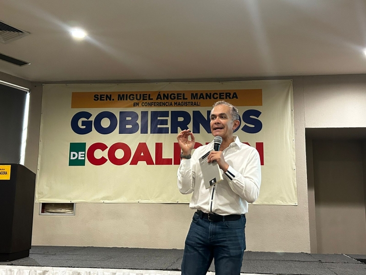 Mancera visita Culiac&aacute;n; imparte conferencia sobre Gobiernos de Coalici&oacute;n