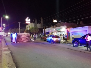 Tres personas lesionadas tras accidente ocurrido en el fraccionamiento Chulavista