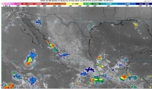 Intervalos de chubascos de 5 a 25 mm en Sinaloa para hoy s&aacute;bado 24 de septiembre de 2022: SMN