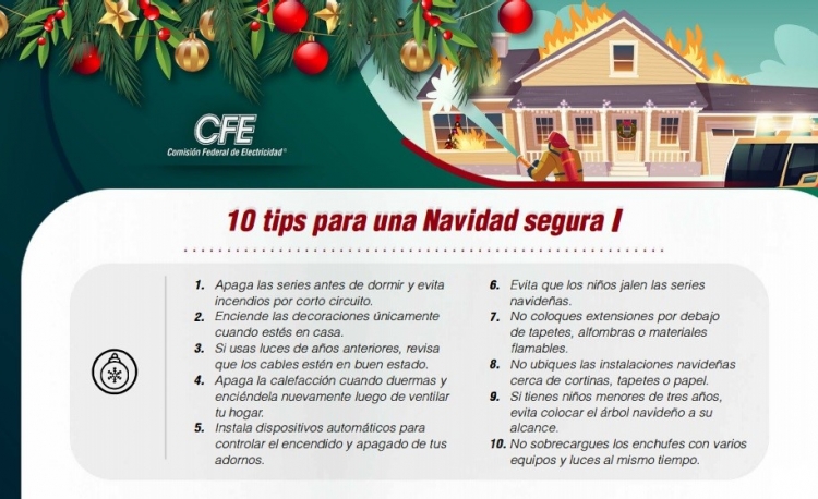 Uso Adecuado De Luces Y Adornos Navide&ntilde;os Reducen Riesgos Y Accidentes En Hogares Y Comercios