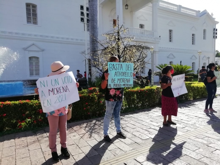 Antorchistas expresan su rechazo a los recortes presupuestales federales