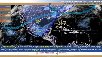 &iexcl;Abr&iacute;guese! Seguir&aacute;n las heladas en el Centro y Norte de M&eacute;xico