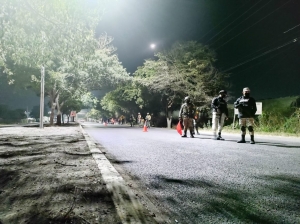 Colocan retenes militares en las entradas y salidas de la ciudad
